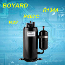 r22 refrigerant hermetic Horizontal rotary compressor for van air conditioner
